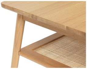 Stolik z blatem w dekorze dębu 60x120 cm Barrali – Unique Furniture