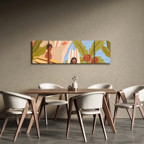 Obraz - Ciesz się życiem (170x50 cm)