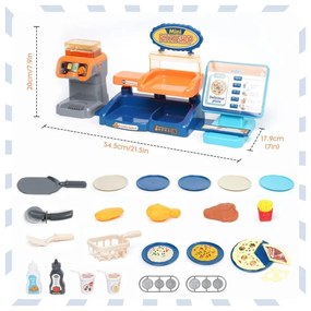 Woopie sklep restauracja fast food mini pizza shop 35 el.