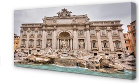 Zdjęcie na płótnie Monumentalna Fontanna przy Bazylice