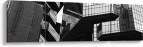 Obraz szklanych budynków (170x50 cm)