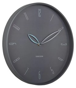 Karlsson 6012GY design zegar ścienny szary, średnica 40 cm