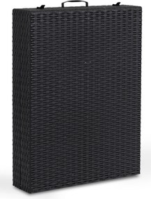 Fotel Ogrodowy Leżak ARIZONA Technorattan Czarny