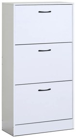 Szafka na buty z przegródkami G1016 WT, biały