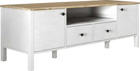 Stojak pod TV – 180 cm x 58 cm x 35 cm – Biały – MDF