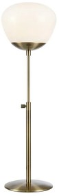 Lampa stołowa w kolorze brązu i bieli (wysokość 60 cm) Rise – Markslöjd