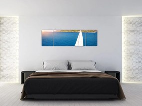Obraz - Przejażdżka łodzią (170x50 cm)