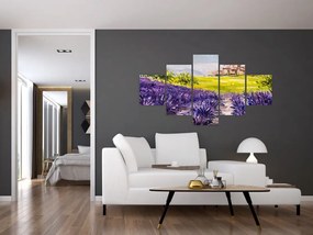 Obraz - Prowansja, Francja, malarstwo olejne (125x70 cm)