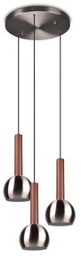 Szara lampa wisząca ø 52 cm Ciliana – CINQUE