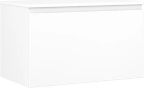 Mexen Orio szafka łazienkowa podumywalkowa 80 cm z blatem, 1 szuflada, biała mat - 91A10-08047-1-BFC01