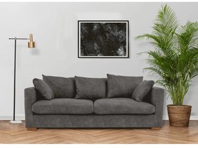 Antracytowa sofa 220 cm Comfy – Scandic