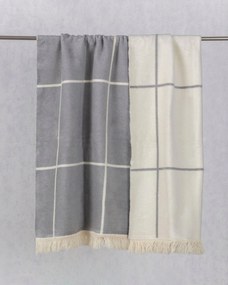 Koc Cosy Home 150x200 Grey&amp;Ecru Check