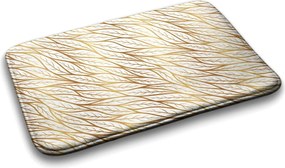 Antypoślizgowy dywanik łazienkowy Antypoślizgowy dywanik łazienkowy Złote Liście Wzór