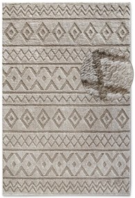 Dywan nowoczesny 3D Elle Collection Gallery Boho beżowy 120 cm x 170 cm