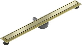 Mexen Flat 360° M13 odpływ liniowy obrotowy 2w1 80 cm, złoty szczotkowany - 1A10080-40