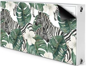 Maskownica dekoracyjna grzejnika Zebry w liściach