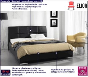 Łóżko tapicerowane Privex 3X 160x200 - 44 kolory