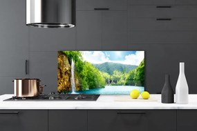 Szkło nad Blatem Harmonijny Krajobraz Alpejski