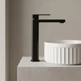 Bateria umywalkowa Rea Arlo Czarna Wysoka