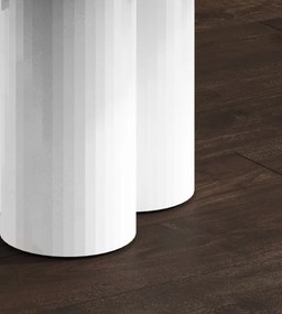 Okrągły stolik do salonu Raveo Mini Hubertus marmur połysk