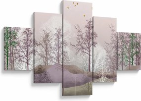 Obraz lasu (125x70 cm)