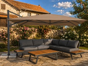 Doppler ALU XL ULTRA 4x3 m - wahadłowy parasol ogrodowy z bocznym masztem