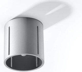 Plafony nowoczesny Brich, aluminium - 1 źródło światła 4000K - L.10 x H.10 cm - szary