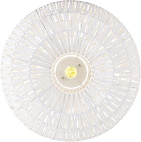 Inteligentna lampa sufitowa w stylu retro biała z Wi-Fi A60 - Lina