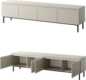 Kaszmirowa szafka RTV Silk szer. 200 cm