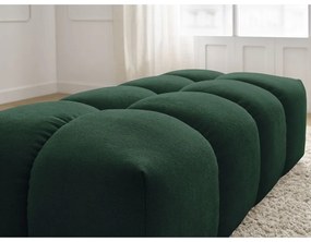 Zielony podnóżek z materiału bouclé Everest – Bobochic Paris