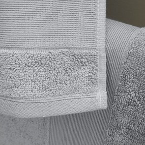 Jasnoszary bawełniany ręcznik frotte 50x85 cm Anti-Bacterial – Catherine Lansfield