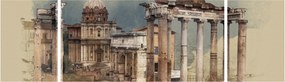 Obraz - Forum Romanum, Rzym, Włochy (170x50 cm)