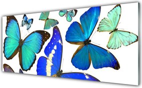 Szkło do Kuchni na Ścianę Taniec Motyli na Wietrze