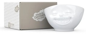 Biała porcelanowa uśmiechnięta miska 58products