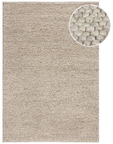 Jasnoszary dywan z mieszanki wełny tkany ręcznie 120x170 cm Minerals – Flair Rugs
