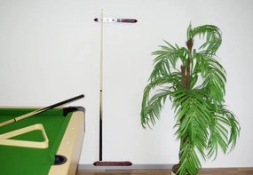 Stojak naścienny dwuczęściowy na 6 kijów bilardowych 39 cm