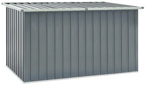 Szara skrzynia ogrodowa prostokątna L8-D80