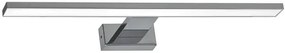 Srebrny kinkiet do łazienki - N018-Zassio 30x12x4 cm
