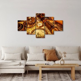 Obraz - Historyczne narzędzia marynarzy (125x70 cm)