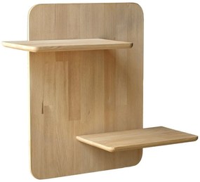 Wielopoziomowa półka z litego drewna dębowego 66 cm Matilda – Kalune Design