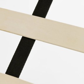 Szare tapicerowane łóżko dwuosobowe ze schowkiem i stelażem 180x200 cm Nahiri – Kave Home