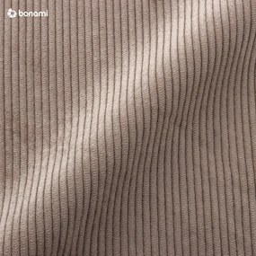 Beżowy końcowy moduł sztruksowej sofy Scandic Sting, 101 cm, lewostronny