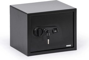 Sejf meblowy z zamkiem elektronicznym i czytnikiem linii papilarnych, 300 x 380 x 300 mm