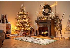 Zielony chodnik z mieszanki bawełny ze świątecznym motywem 80x200 cm Toy's Delight Green Christmas – Villeroy&amp;Boch