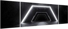 Obraz - Futurystyczny tunel (170x50 cm)