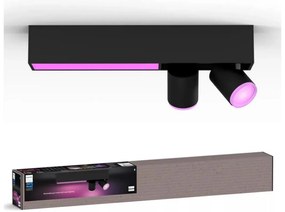 Philips LED RGBW 2xGU10/4,2W + LED/11W ściemnialna lampa Hue CENTRIS