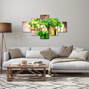 Obraz świeżej mięty (125x70 cm)