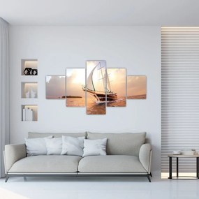 Obraz jachtu (125x70 cm)