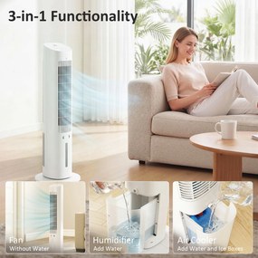 HOMCOM aircooler verdunstungskühler turmventilator | Aosom PL