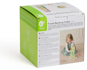 Classic world układanka kostki box leśna piramidka 10 el. fsc
